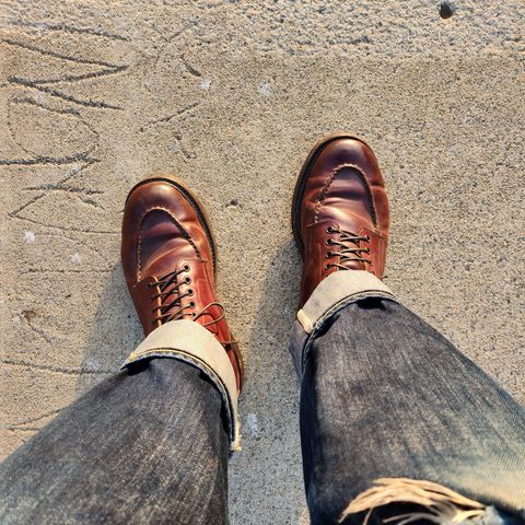 Search result thumbnail of Role Club Townsman Lace Boots in Horween Color 8 Shell Cordovan