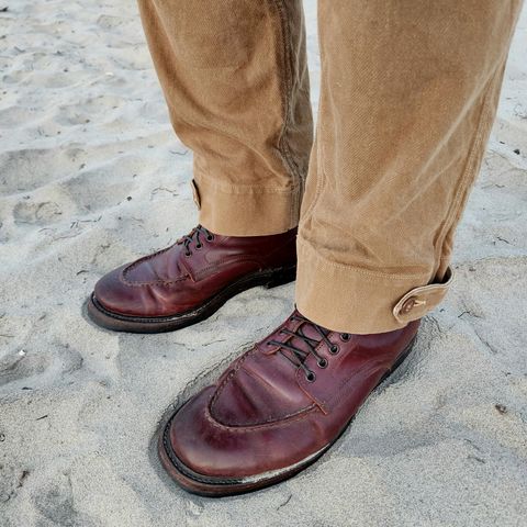 Role Club Townsman Lace Boots in Horween Color 8 Shell Cordovan