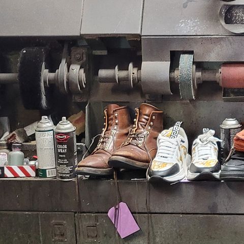 White Kloud Blucher.87 in Leder Ogawa Coffee Shell Cordovan