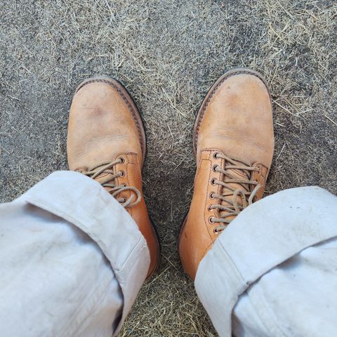 View photo of Wesco Johannes in Horween Natural Essex