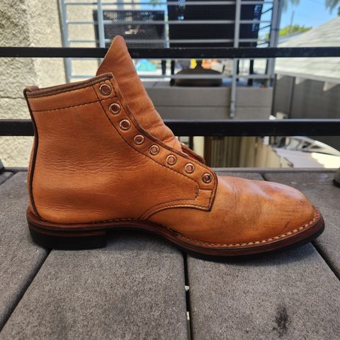 View photo of Wesco Johannes in Horween Natural Essex