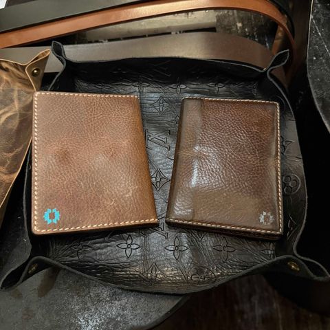 Search result thumbnail of Jatri Unnamed Riveted Wallet in Italian Vegetable-Tanned Cowhide