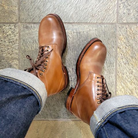 Julian Boots Madison in Horween Bourbon Shell Cordovan