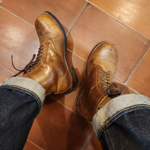 Julian Boots Madison in Horween Bourbon Shell Cordovan
