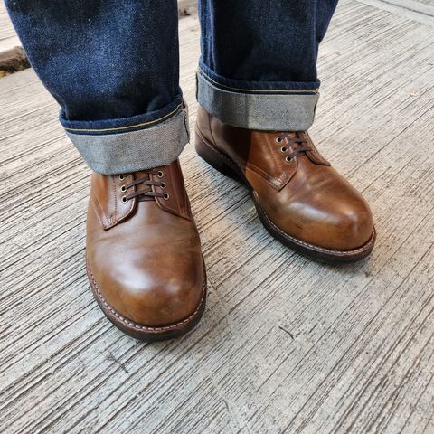Julian Boots Madison in Horween Bourbon Shell Cordovan