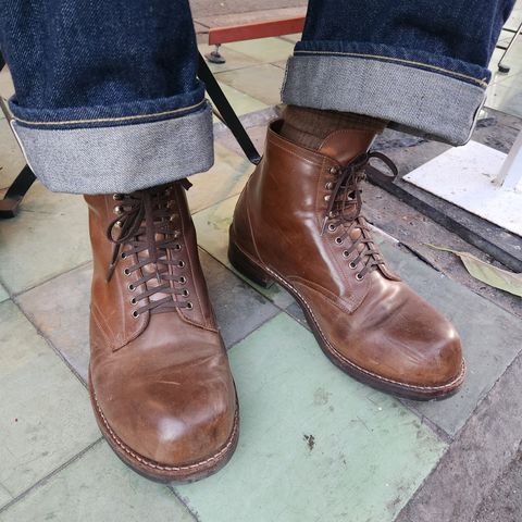 Julian Boots Madison in Horween Bourbon Shell Cordovan