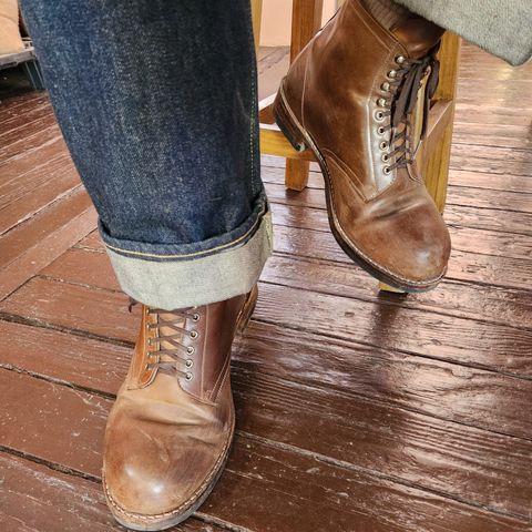 Julian Boots Madison in Horween Bourbon Shell Cordovan