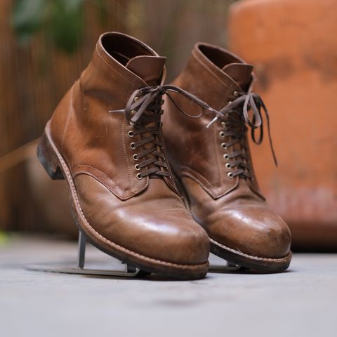 Julian Boots Madison in Horween Bourbon Shell Cordovan