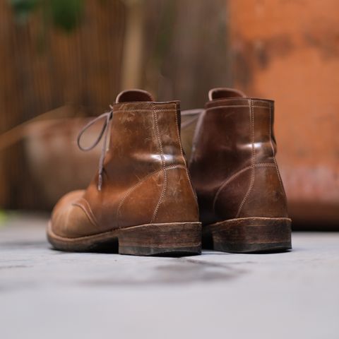 Julian Boots Madison in Horween Bourbon Shell Cordovan