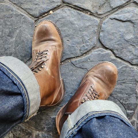 Julian Boots Madison in Horween Bourbon Shell Cordovan