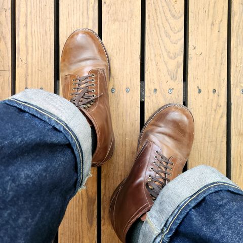 View photo of Julian Boots Madison in Horween Bourbon Shell Cordovan