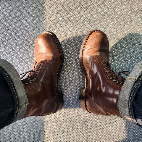 Julian Boots Madison in Horween Bourbon Shell Cordovan