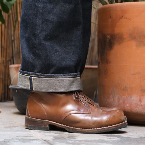 View photo of Julian Boots Madison in Horween Bourbon Shell Cordovan