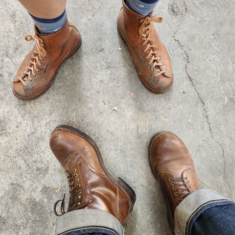 View photo of Julian Boots Madison in Horween Bourbon Shell Cordovan