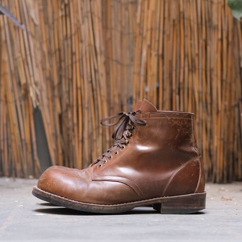 View photo of Julian Boots Madison in Horween Bourbon Shell Cordovan