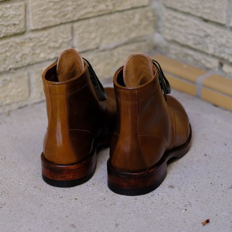 Julian Boots Madison in Horween Bourbon Shell Cordovan