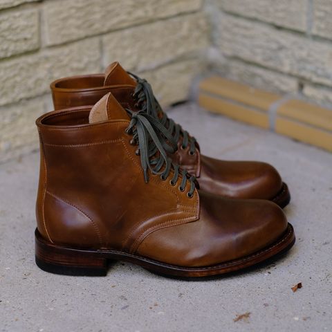 Julian Boots Madison in Horween Bourbon Shell Cordovan