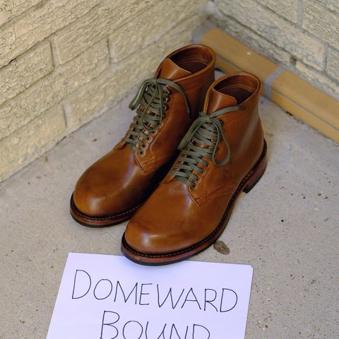 Julian Boots Madison in Horween Bourbon Shell Cordovan