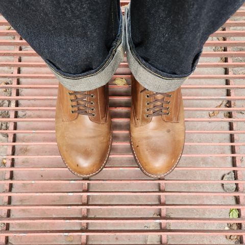 Julian Boots Madison in Horween Bourbon Shell Cordovan