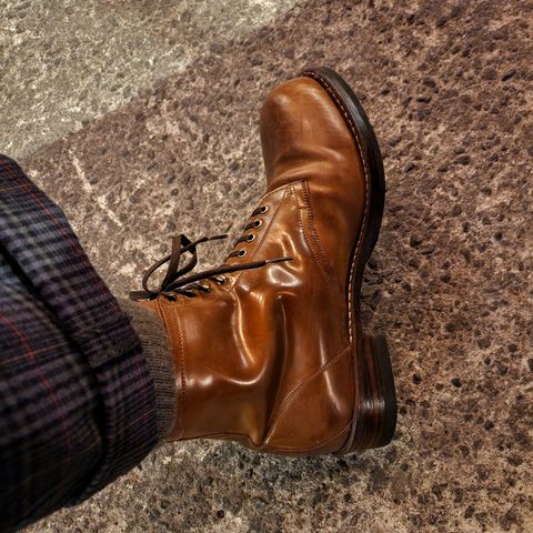 Julian Boots Madison in Horween Bourbon Shell Cordovan