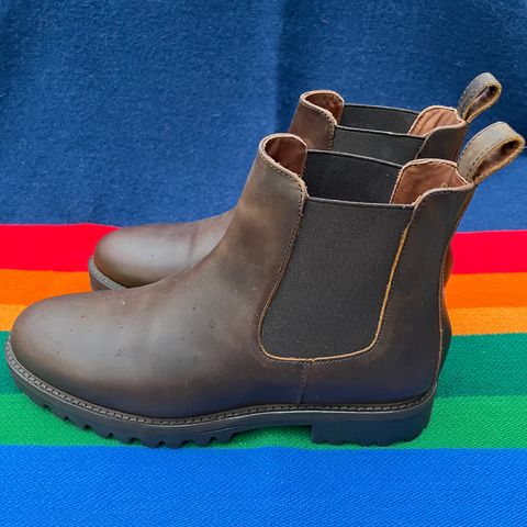 Patina Welted Chelsea Boot in Canyon Full Grain