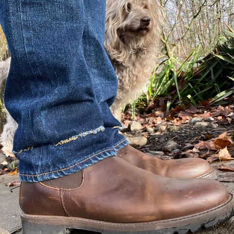 Patina Welted Chelsea Boot in Canyon Full Grain