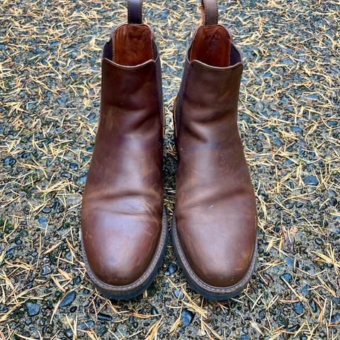 Patina Welted Chelsea Boot in Canyon Full Grain