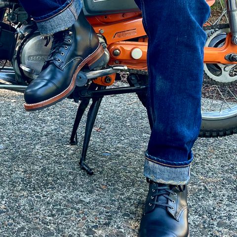 Wolverine 1000 Mile Cap-Toe Boot in Horween Black Chromexcel