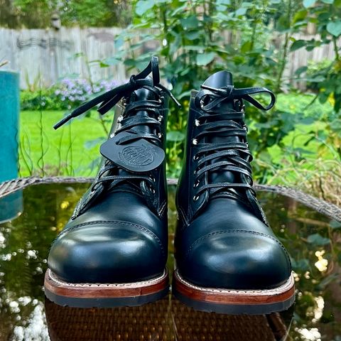 Wolverine 1000 Mile Cap-Toe Boot in Horween Black Chromexcel