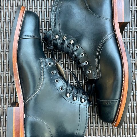 Wolverine 1000 Mile Cap-Toe Boot in Horween Black Chromexcel