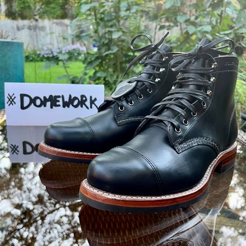 Wolverine 1000 Mile Cap-Toe Boot in Horween Black Chromexcel
