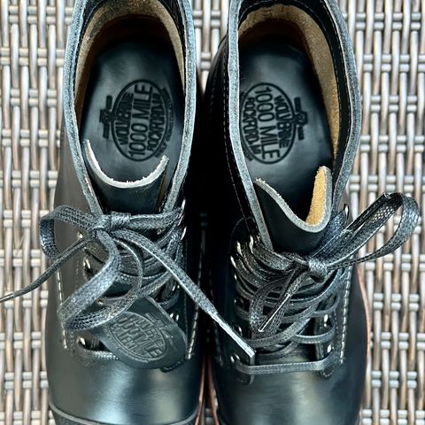 Wolverine 1000 Mile Cap-Toe Boot in Horween Black Chromexcel