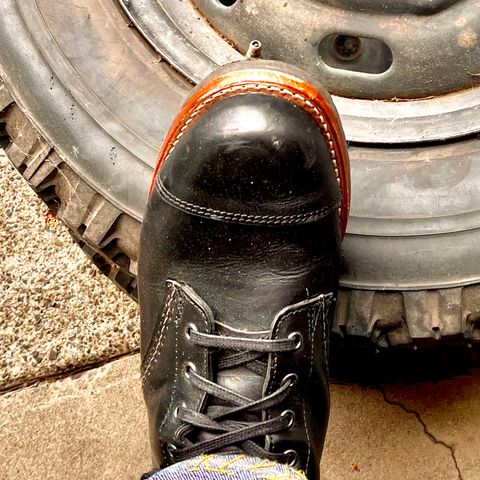 Wolverine 1000 Mile Cap-Toe Boot in Horween Black Chromexcel