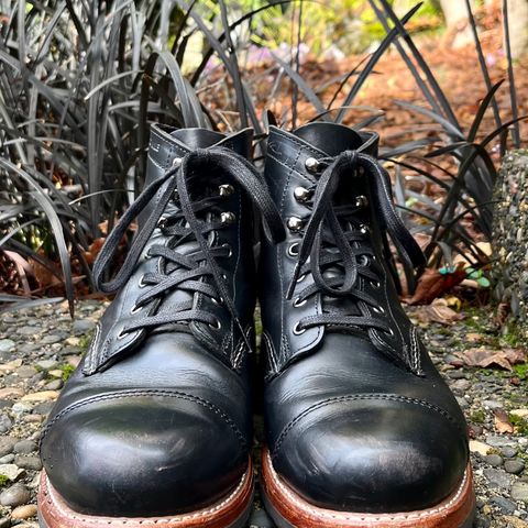 Wolverine 1000 Mile Cap-Toe Boot in Horween Black Chromexcel