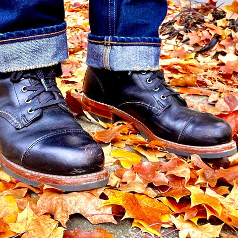 Wolverine 1000 Mile Cap-Toe Boot in Horween Black Chromexcel