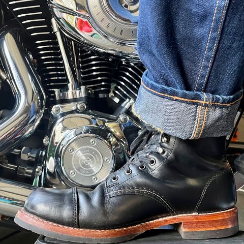 Wolverine 1000 Mile Cap-Toe Boot in Horween Black Chromexcel