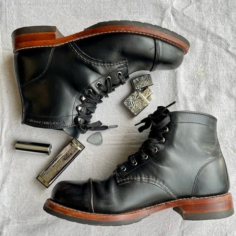 Wolverine 1000 Mile Cap-Toe Boot in Horween Black Chromexcel