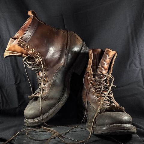 White's x Division Road LTT Logger 375 in Horween Black Waxed Flesh & Horween Natural Chromexcel