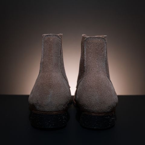 Clinch Yeager Boots in Wickett & Craig Natural Latigo Roughout