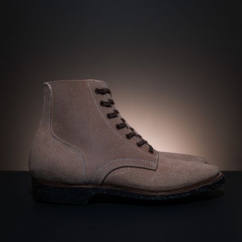 Clinch Yeager Boots in Wickett & Craig Natural Latigo Roughout