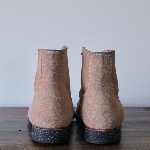 Clinch Yeager Boots in Wickett & Craig Natural Latigo Roughout
