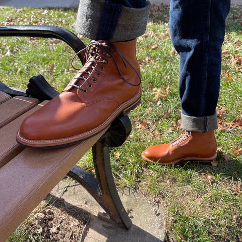 Grant Stone Edward Boot in Incas Rust Kangaroo