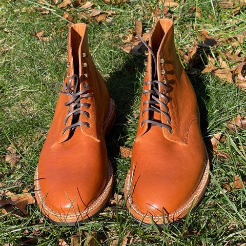 Grant Stone Edward Boot in Incas Rust Kangaroo