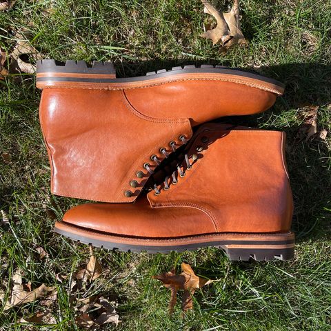 Grant Stone Edward Boot in Incas Rust Kangaroo