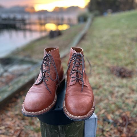 Grant Stone Edward Boot in Incas Rust Kangaroo