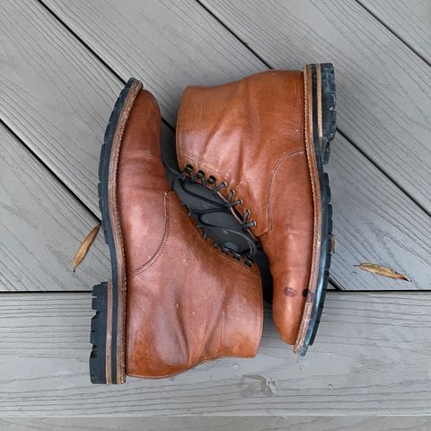 Grant Stone Edward Boot in Incas Rust Kangaroo
