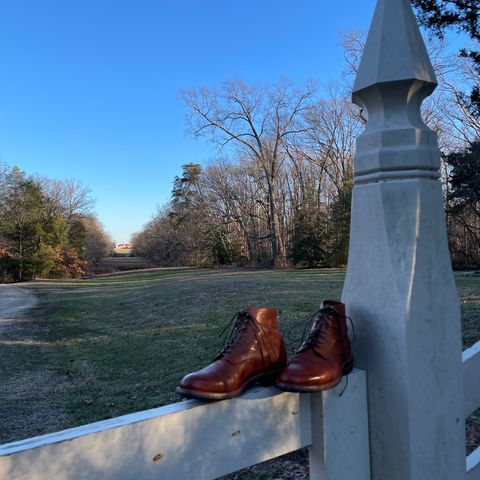 Grant Stone Edward Boot in Incas Rust Kangaroo