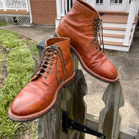 Grant Stone Edward Boot in Incas Rust Kangaroo