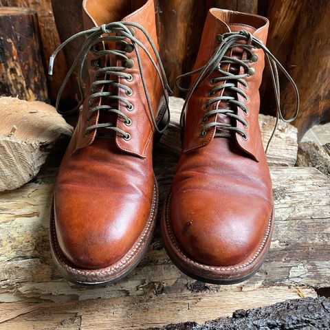Grant Stone Edward Boot in Incas Rust Kangaroo