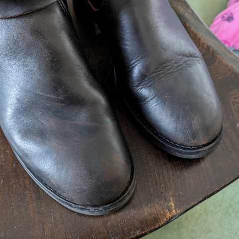 Attractions BILTBUCK Engineer Boots in Black Italian Horsebutt